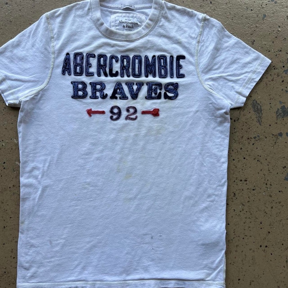Y2K Abercrombie & Fitch Braves Tee